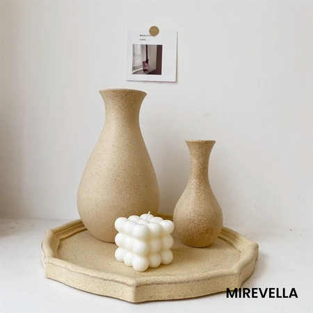 Vases Mirevella | Aspect grès | 2 achetés = 1 offert