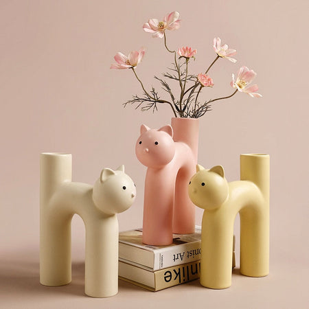 MimiVase™ - Vase design en forme de chat